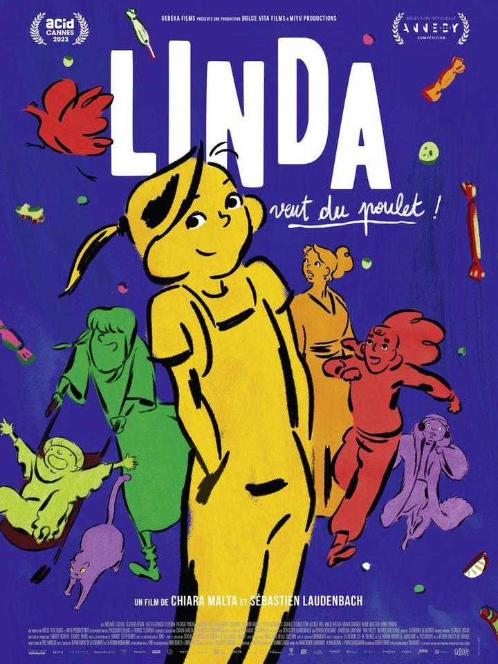 Affiche du film "Linda veut du poulet !". (GEBEKA FILMS)