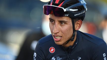 Egan Bernal sera au départ du Tour de France 2022. (SYLVAIN THOMAS / AFP)