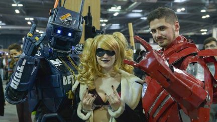 Paris Manga 2016 et son rituel de "Cosplay" qui déambulent dans les allées de la convention (Paris Porte de Versailles)
 ( ISA HARSIN/SIPA)