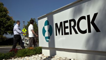 Le si&egrave;ge du groupe pharmaceutique am&eacute;ricain Merck &agrave; Summit, dans le New Jersey (Etats-Unis) le 2 octobre 2013.&nbsp; (KENA BETANCUR / GETTY IMAGES / AFP)