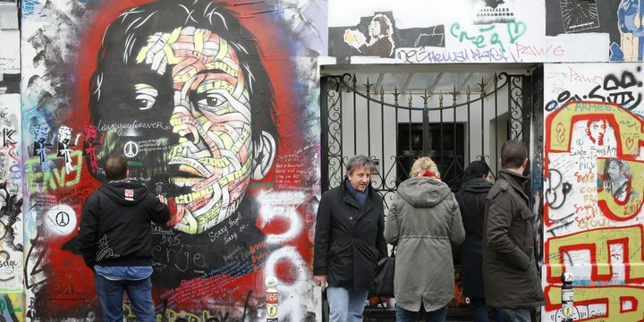 La façade de la maison de Serge Gainsbourg rue de Verneuil
 (Matthieu Alexandre / AFP)