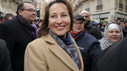 Ségolène Royal n'est pas impressionnée (ANNE-CHRISTINE POUJOULAT / AFP)