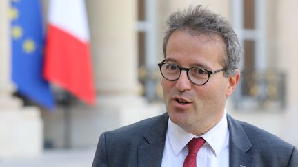 Martin Hirsch, directeur général de l'Assistance publique-Hôpitaux de Paris, au palais de l'Elysée, le 17 octobre 2017. (LUDOVIC MARIN / AFP)