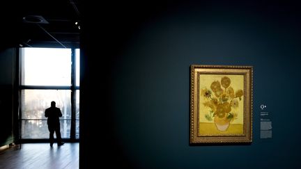 Les "Tournesols" de Vincent van Gogh, au musée Van Gogh d'Amsterdam (25 février 2019) (KOEN VAN WEEL / ANP / AFP)