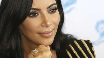 Kim Kardashian au festival Cannes Lions 2015, le 24 juin 2015 à Cannes (Alpes-Maritimes). (LIONEL CIRONNEAU/AP/SIPA / AP)