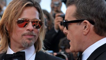 Brad Pitt sur le tapis rouge du festival de Cannes
 (ALBERTO PIZZOLI / AFP)