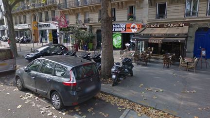 Capture d'&eacute;cran de Google Stret View du&nbsp;bistrot "L'Aiglon", avenue de la Grande Arm&eacute;e,&nbsp;&agrave; Paris (16e arrondissement). (  FRANCETV INFO )