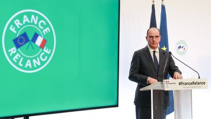 Le Premier ministre, Jean Castex, lors d'une conférence de presse, à Paris, le 3 septembre 2020.&nbsp; (AFP)