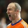 Thierry Omeyer, gardien de l'équipe de France de handball, à l'issue de la demi-finale du Mondial France-Espagne, le 30 janvier 2015. (SAMPICS / CORBIS SPORT)