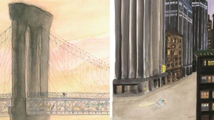 Sempé à New York ou la Grosse Pomme vue par l'un des plus grands dessinateurs français.
 (J.J. Sempé-Sempé à New York - éditions Denoël / éditions Martine Gossieaux)