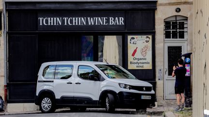 Le bar à vin soupçonné d'être à l'origine des cas de botulisme à Bordeaux, le 13 septembre 2023. (GUILLAUME BONNAUD / SUD-OUEST / MAXPPP)