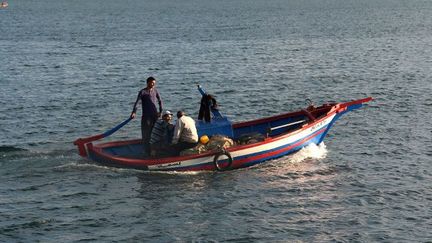 Pêcheurs tunisiens près de Bizerte (nord-est de la Tunisie), le 1er novembre 2016. (FETHI BELAID / AFP)