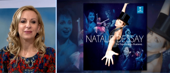 "De l'opéra à la chanson" de Natalie Dessay édité chez Erato Warner Classics
 (Capture d&#039;écran/Culturebox/France2)