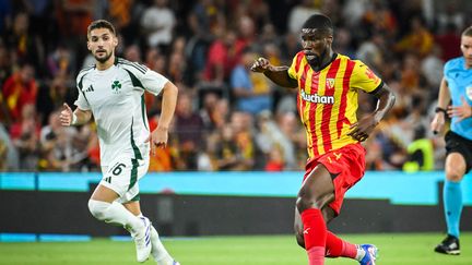 Kevin Danso during Lens-Panathinaikos, August 22, 2024, at the Bollaert-Delelis stadium. (AFP)