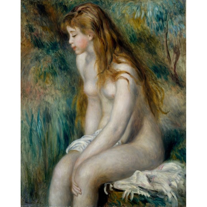 Pierre-Auguste Renoir, "Jeune fille au bain", 1892, New York, The Metropolitan Museum of Art, Robert Lehman Collection, 1975
 (New York, The Metropolitan Museum of Art )