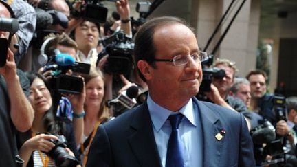 François Hollande à l'issue du sommet de l'Union européenne. (CITIZENSIDE.COM)