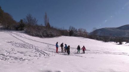 De la neige dans le Var. (CAPTURE D'ÉCRAN FRANCE 3)