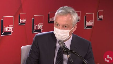 Bruno Le Maire, le 11 janvier 2020 sur France Inter. (FRANCEINTER / RADIOFRANCE)