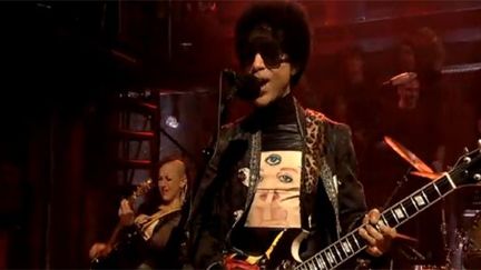 Prince chez Jimmy Fallon mars 2013.
 (NBC / Jimmy Fallon)