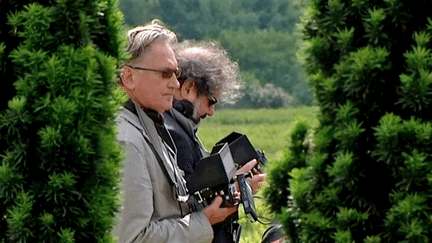 Benoît Delépine et Gustave Kervern sur le tournage de "Saint-Amour" à Juliénas
 (France 3)