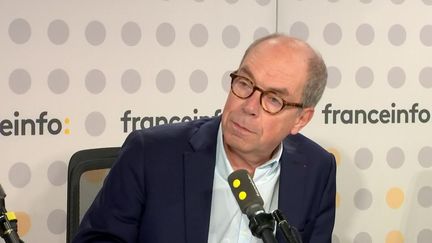 Pierre Coppey, directeur général adjoint de Vinci, et président de Vinci Autoroutes, le 15 novembre 2023 sur franceinfo. (FRANCEINFO / RADIO FRANCE)