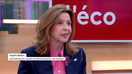 Invitée de Jean-Paul Chapel dans ":L'éco", Sophie Bellon, présidente du conseil d'administration de Sodexo, parle de la restauration collective.