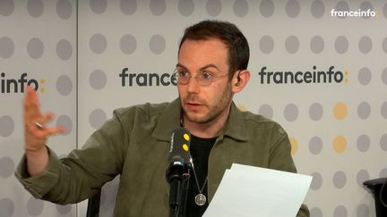 Clément Viktorovitch dans Entre les lignes, sur franceinfo, lundi 30 mai 2022. (FRANCEINFO / RADIO FRANCE)