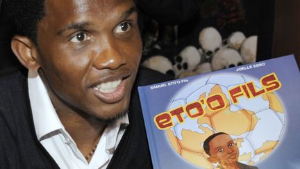 Samuel Eto'o présente sa BD au Festival d'Angoulême
 (AFP PHOTO JEAN PIERRE MULLER.)