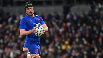 Le troisième ligne centre des Bleus Grégory Alldritt, le 12 février 2022 au Stade de France, lors du match France-Irlande. (FRANCK FIFE / AFP)