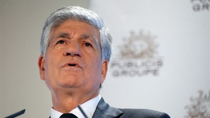 Le président du directoire de Publicis, Maurice Lévy -17/02/10 (AFP Eric Piermont)