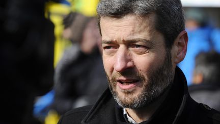 Jean-François Julliard, le directeur général de Greenpeace France, à Thionville, le 27 février 2018. (JEAN-CHRISTOPHE VERHAEGEN / AFP)