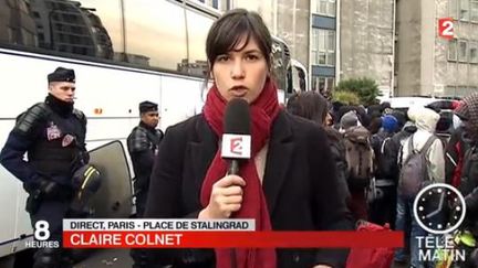 Évacuation en cours du campement de migrants à Paris