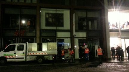 Le magasin H&amp;M où avait eu lieu un incendie le 24 décembre 2016 à Strasbourg. (RADIOFRANCE/ ROMANE PORCON)