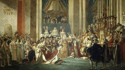 Jacques-Louis David : Sacre de l'Empereur Napoléon Ier et couronnement de l'impératrice Joséphine (détail)
 (RMN-Grand Palais (Château de Versailles) / Peter Willi)