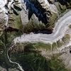 Une vue aérienne de la mer de Glace. (IGN / CGET / GEOPORTAIL / FRANCEINFO)