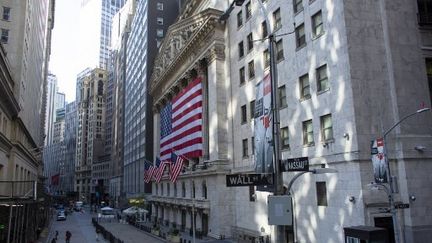 La Bourse de New York, le 4 novembre 2020. (KENA BETANCUR / AFP)