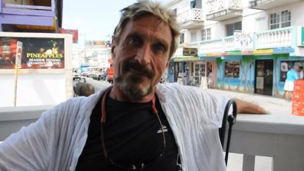 John McAfee, le fondateur du logiciel antivirus &eacute;ponyme, appara&icirc;t dans une interview vid&eacute;o r&eacute;alis&eacute;e en mai 2012 (capture d'&eacute;cran).&nbsp; (YOUTUBE / FTVI)