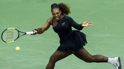 Serena Williams à l'US Open, le 28 août 2018
 (EDUARDO MUNOZ ALVAREZ / AFP)