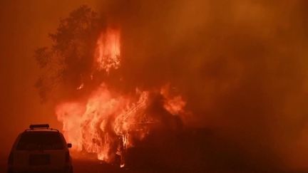 Les flammes ravagent tout sur son passage (France Info)