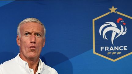 Didier Deschamps, entraîneur de l'équipe de France de football.  (FRANCK FIFE / AFP)