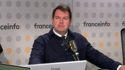 Me Yann Le Bras, l'un des avocats de l’actrice Adèle Haenel, le 11 décembre 2024 sur franceinfo. (FRANCEINFO / RADIO FRANCE)