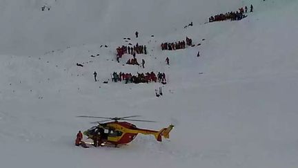 &nbsp; (L'avalanche aux Deux Alpes. © Radio France/Gérard Fourgeaud)