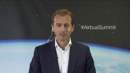 Guillaume Faury, Président executif d'Airbus, le 22 septembre 2021. (FRANCEINFO / RADIO FRANCE)