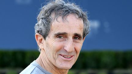 Alain Prost le 22 mars 2018, sur le circuit d'Albert Park, en banlieue de Melbourne en Australie. (MAXPPP)