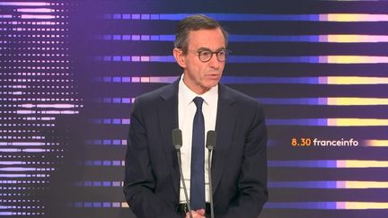 Bruno Retailleau, ministre de l'Intérieur, le 26 novembre 2024 sur franceinfo. (FRANCEINFO / RADIO FRANCE)