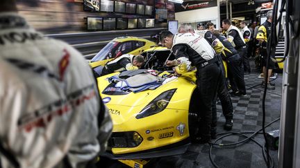 La Corvette C7.R N.63 ne prendra pas la départ des 24 Heures du Mans 2015 (ANTONIN GRENIER / DPPI MEDIA)