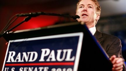 Une des figures du Tea Party, Rand Paul, élu sénateur du Kentucky (Tom Pennington - Getty Images - AFP)