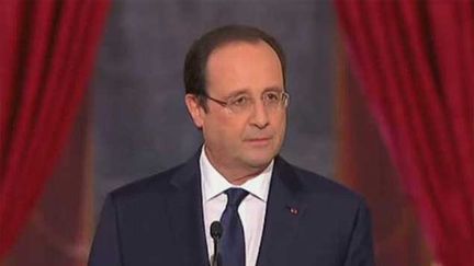 &nbsp; (La conférence de presse de François Hollande - 5 février 2015 © capture écran France 2)