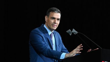 Le Premier ministre espagnol, Pedro Sanchez, à Barcelone (Espagne) le 27 juin 2021 (BORJA PUIG DE LA BELLACASA / LA MONCLOA)