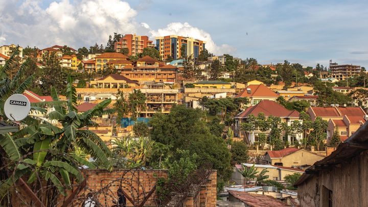 La capitale du Rwanda, Kigali, en mai 2023. (PHILIPPE LISSAC / GODONG / UNIVERSAL IMAGES GROUP EDITORIAL / GETTY IMAGES)